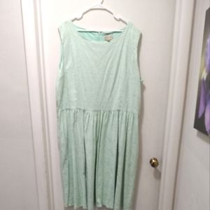 Lindy Bop Mint Green Floral Brocade Vintage-Style Audry Dress